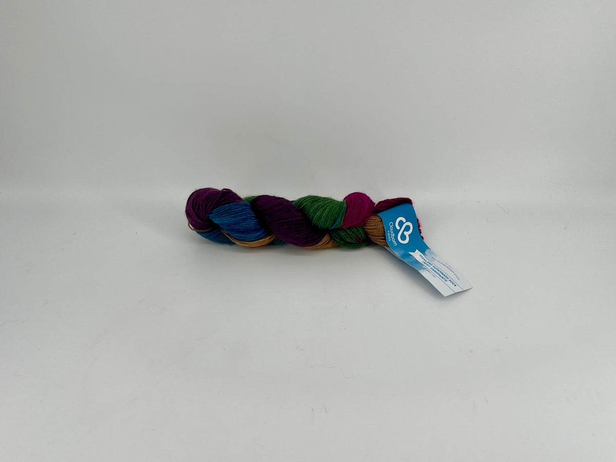 Cloudborn Fibers Highland Superwash Sock Twist Handpaints