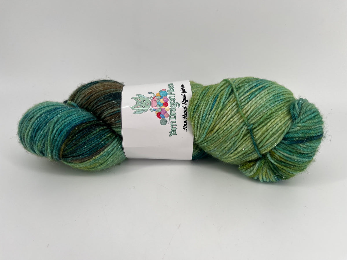 Yarn Dragon Fibers Glitter Sock