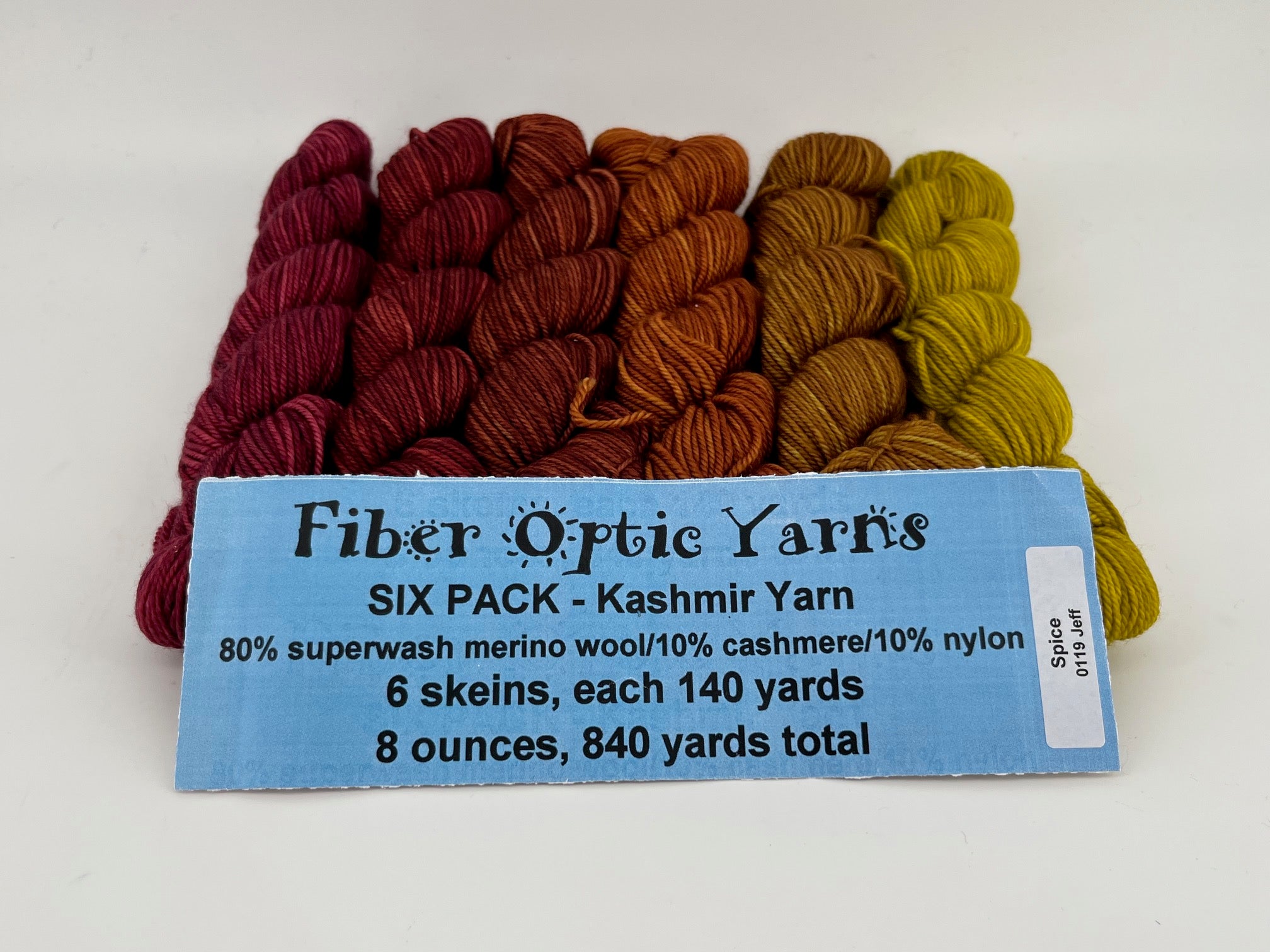 Fiber Optic Yarns Kashmir Six Pack