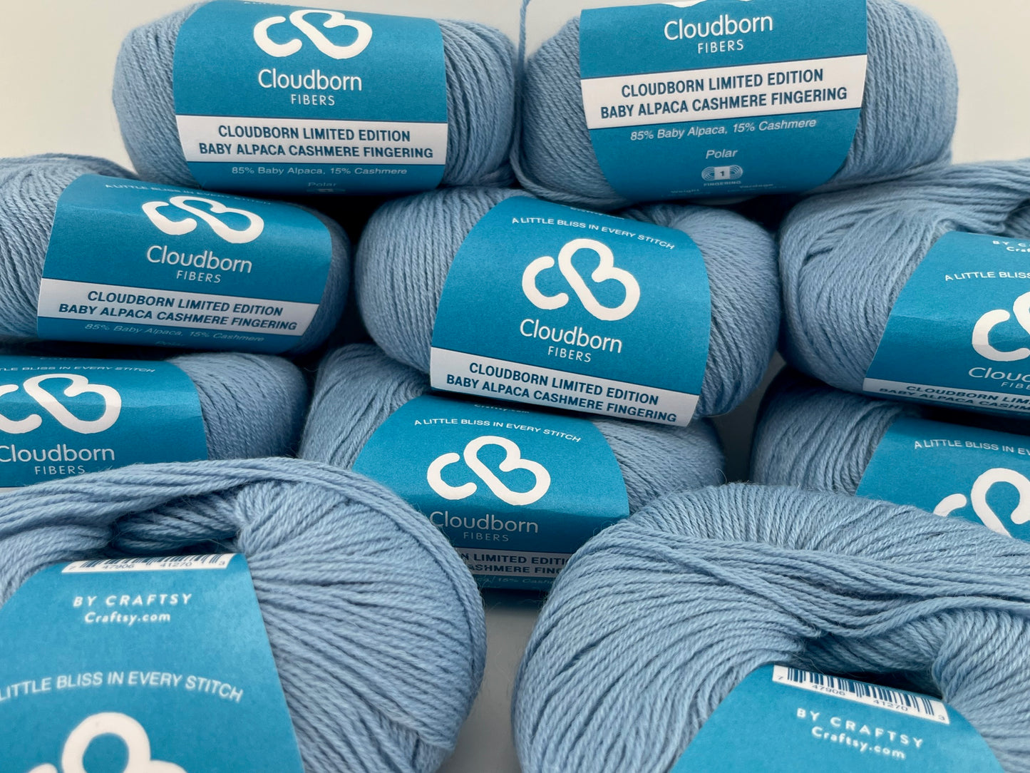Cloudborn Fibers Baby Alpaca Cashmere Fingering - Multiple Available