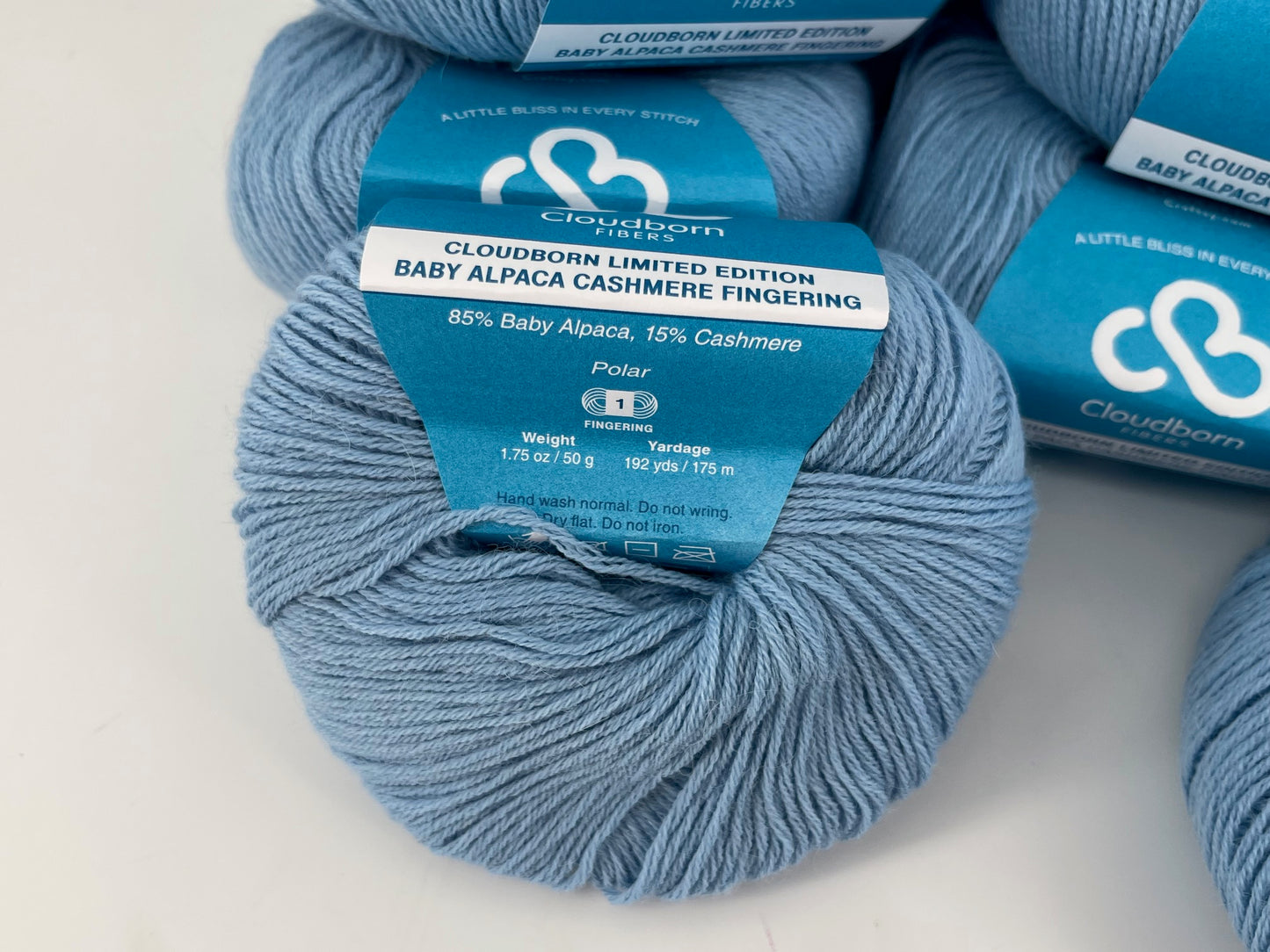 Cloudborn Fibers Baby Alpaca Cashmere Fingering - Multiple Available