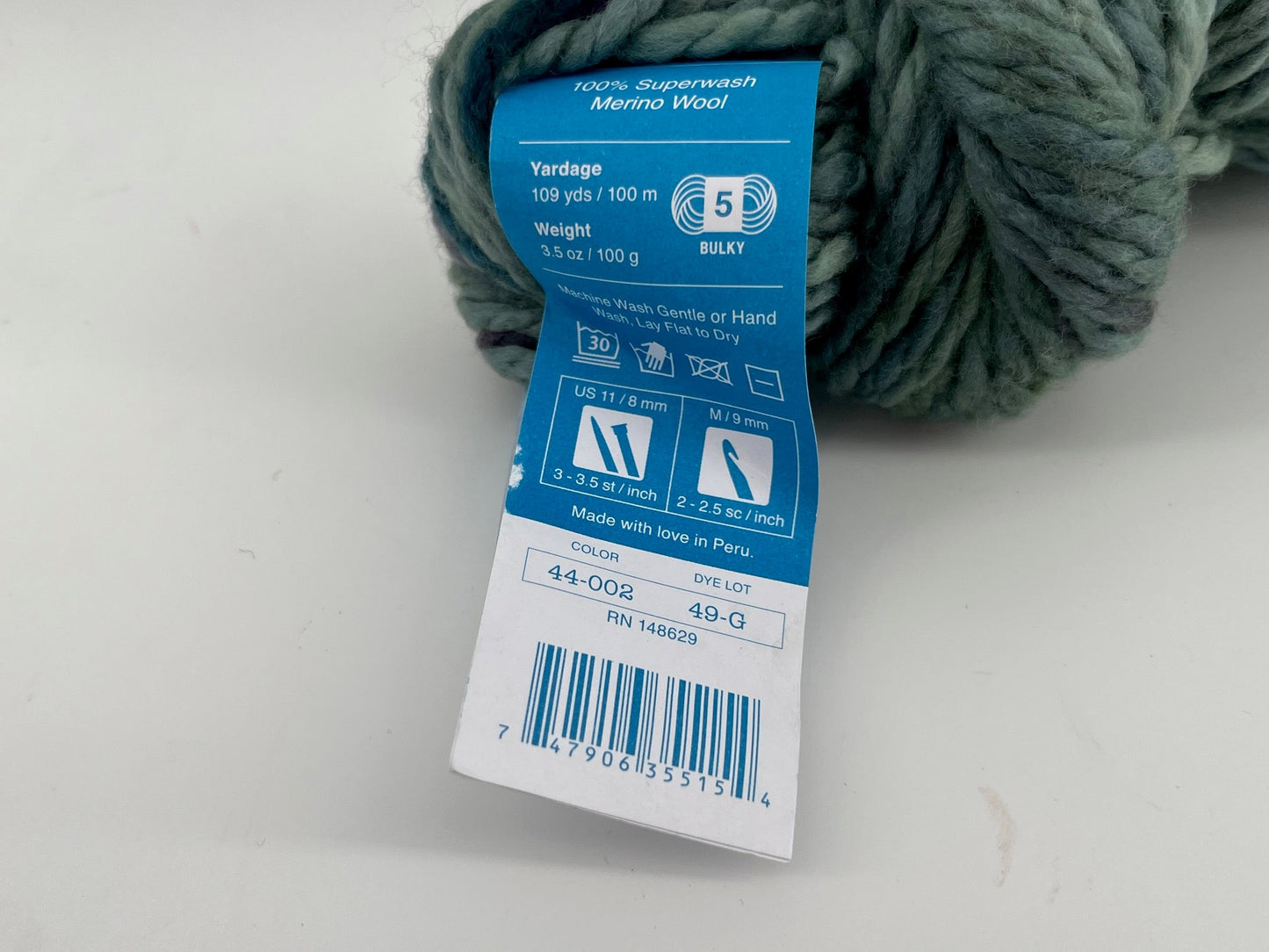 Cloudborn Fibers Superwash Merino Bulky Splash - Multiple Available