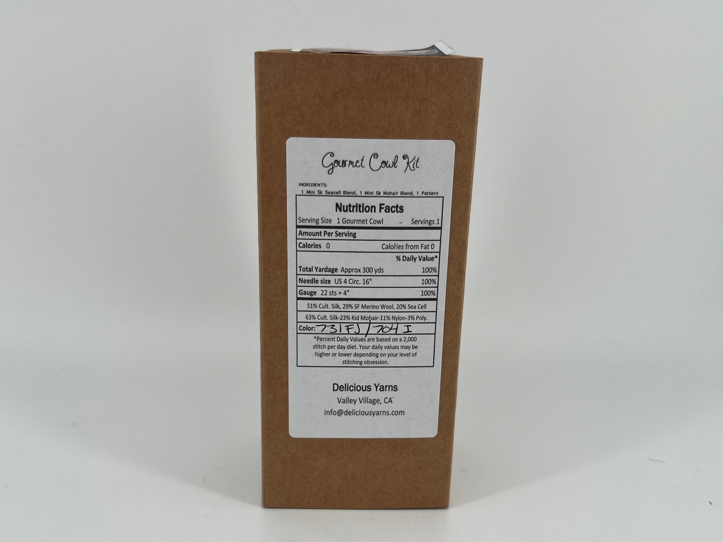 Delicious Yarns Gourmet Cowl Knitting Kit