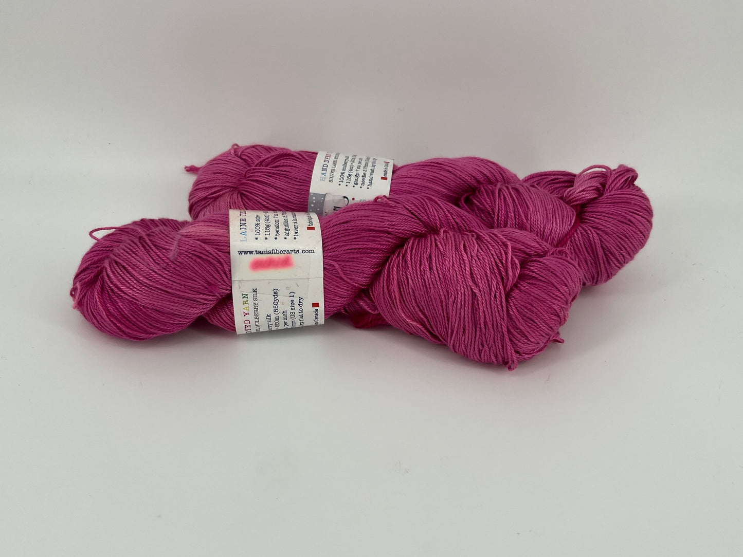 Tanis Fiber Arts Silver Label Mulberry Silk - Lot of 2 Skeins