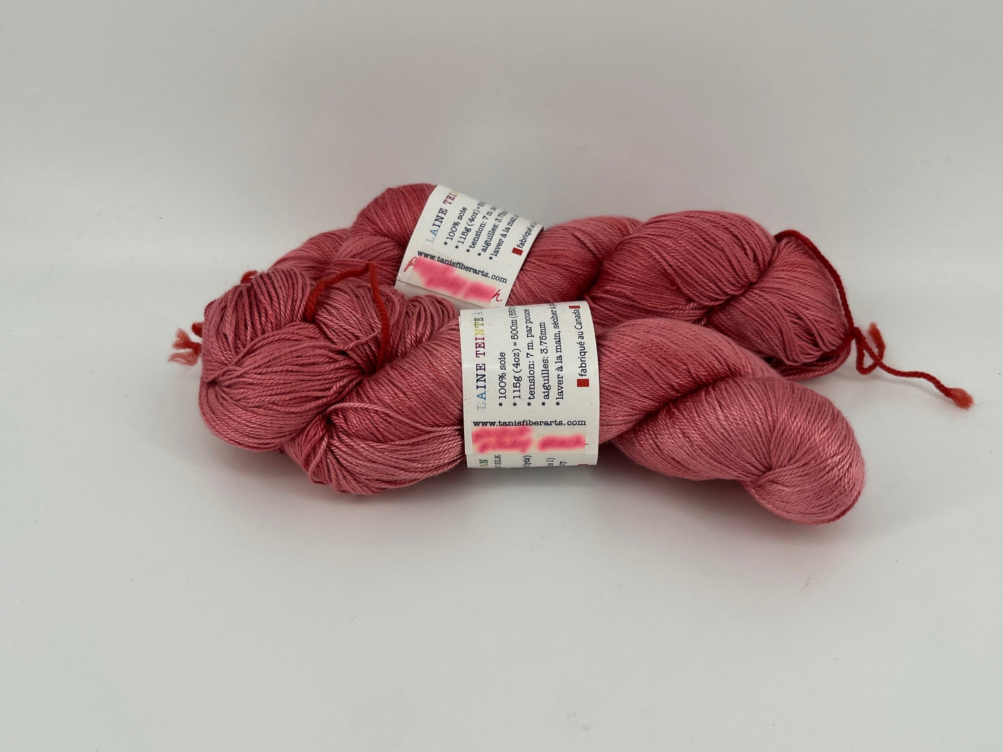 Tanis Fiber Arts Silver Label Mulberry Silk - Lot of 2 Skeins