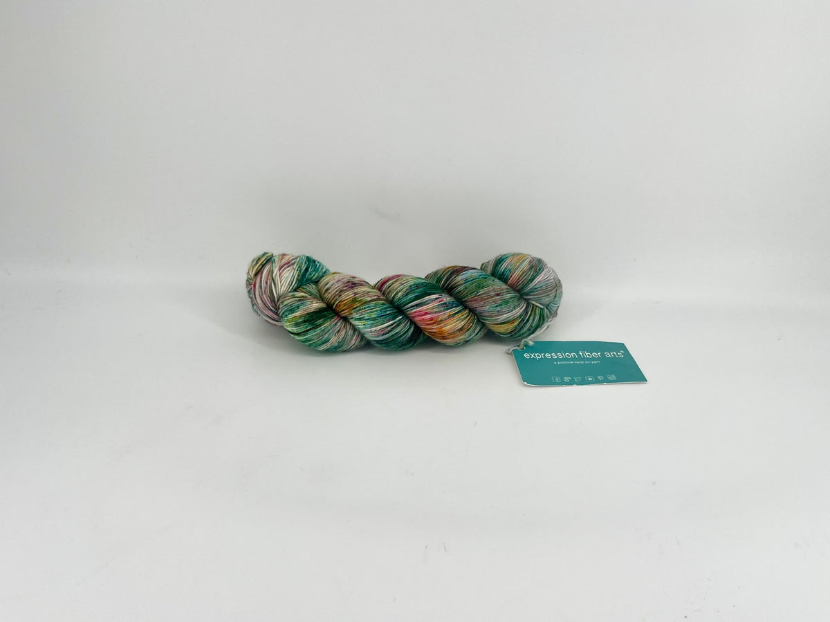 Expression Fiber Arts Resilient Superwash Merino Sock