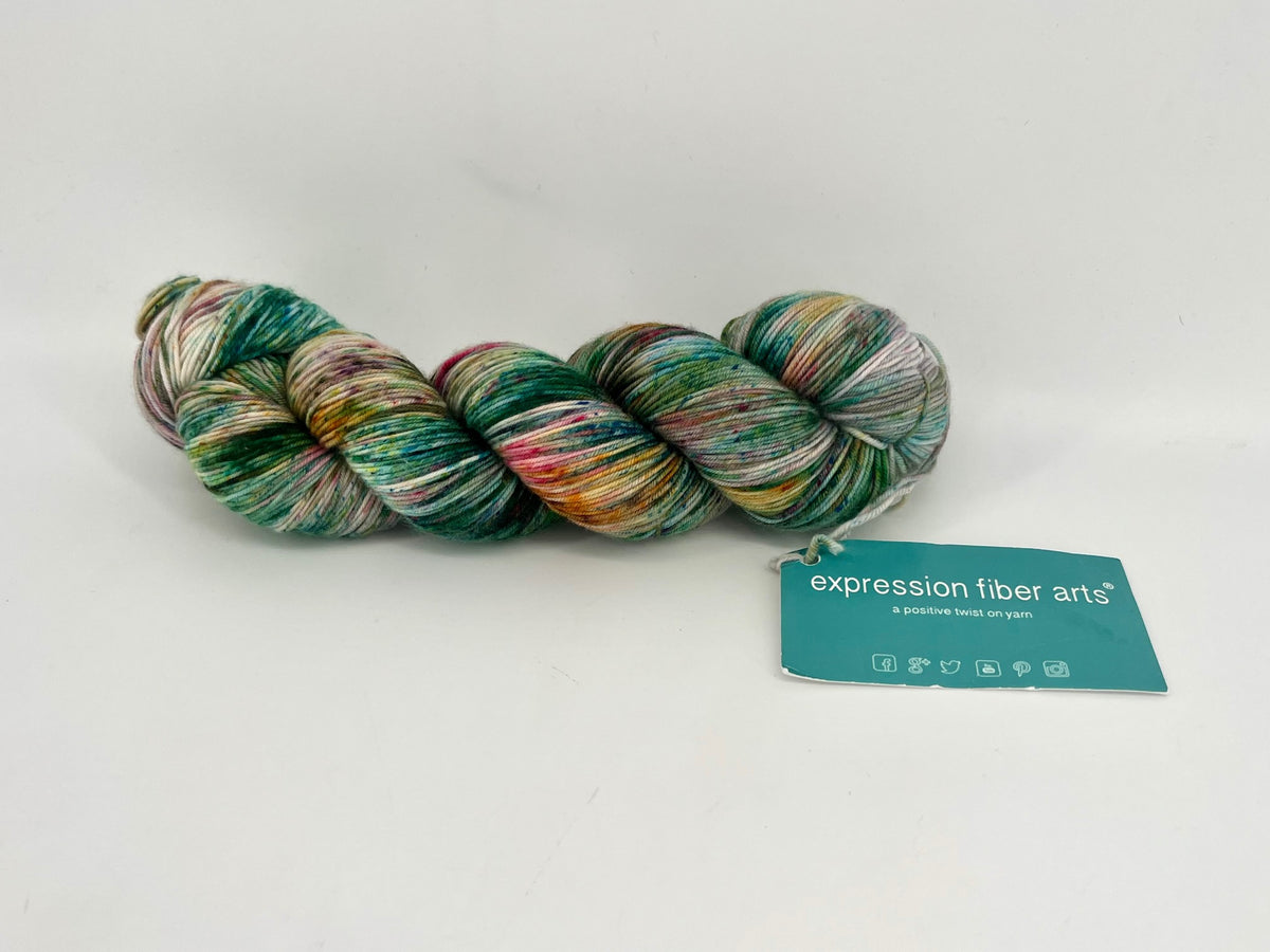 Expression Fiber Arts Resilient Superwash Merino Sock