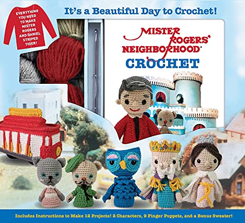 NEW!  Mister Rogers' Neighborhood Crochet kit!