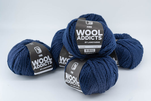 WOOLADDICTS by LANGYARNS FIRE - Lot of 6 Skeins