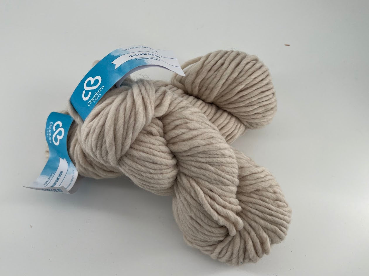 Cloudborn Fibers Highland Roving - Lot of 2 Skeins