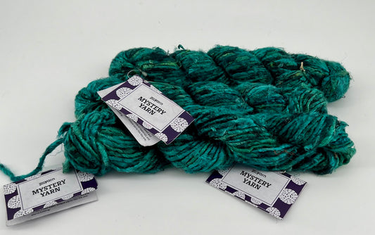 Darn Good Yarn Mystery Recycled Worsted Weight Silk - Lot of 5 Skeins