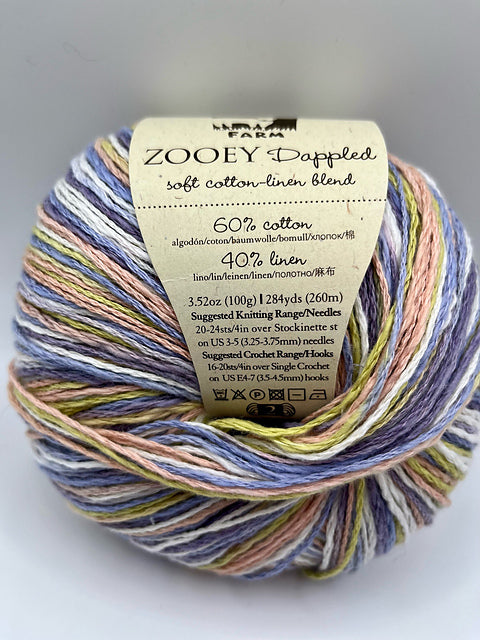 Juniper Moon Farm Zooey Dappled - Lot of 3 Skeins (+ extra)