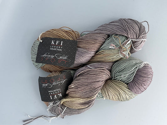 Knitting Fever Luxury Silk Sport - Lot of 2 Skeins