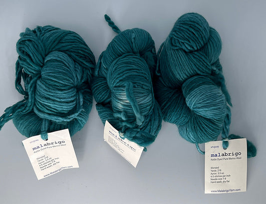 Malabrigo Yarn Chunky - Lot of 3 Skeins