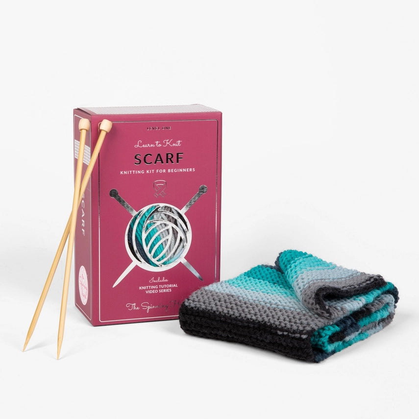 Learn to Knit Scarf Kit - Nebula