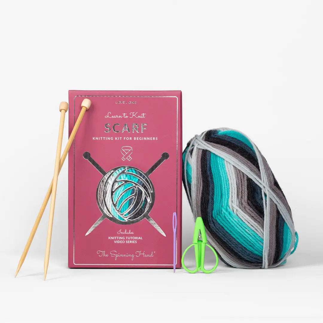 Learn to Knit Scarf Kit - Nebula
