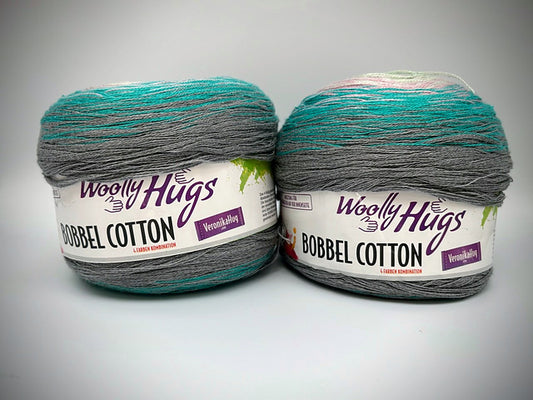 Woolly Hugs Bobbel Cotton - Lot of 2 Skeins